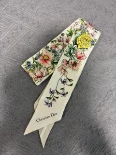 Dior ミッツァ スカーフ ピンク 花柄 - メルカリ