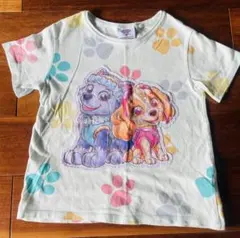 【パウパトロール】スカイ・エベレスト柄のTシャツ