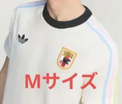 新品】サッカー 日本代表 アウェイ アディダス Tシャツ Mサイズ 白