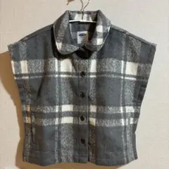 美品 OLD NAVY チェック柄ジャケット 4T