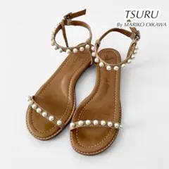 TSURU by MARIKO OIKAWA パール付きフラットサンダルのサムネイル