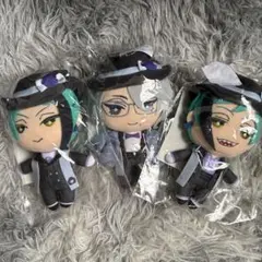 ツイステ ミニぬいぐるみ アズール、ジェイド、フロイド
