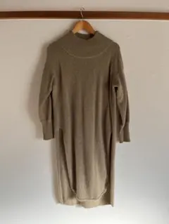 【美品】SNIDEL スナイデル ニットワンピース freeサイズ カーキ