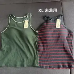 UNIQLO リブブラタンクトップ 2枚セット XLのサムネイル