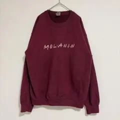 ギルダン トレーナー 丸首 ロゴ M 紫 綿 通学のサムネイル
