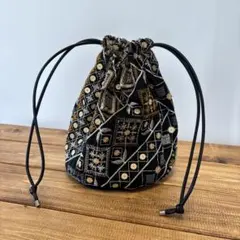 インド刺繍生地 バッグ