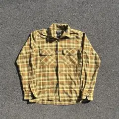 【希少】old stussy 00s ネルシャツ　チェック　コットン　古着