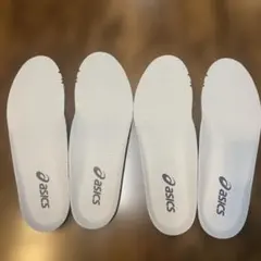 asics インソール ホワイト ブルー　23.5 2枚セット