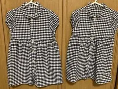 無印良品　ギンガムチェック　ワンピース　90サイズ　100サイズ