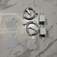 iPhone純正 Lightning-USB-Cケーブル2本 アダプタ2個 新品