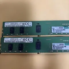 SAMSUNG 8GB PC4-2666V サーバー用メモリ 2枚のサムネイル