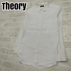 theory　セオリー　リネンブレンドシャツ　Sサイズのサムネイル