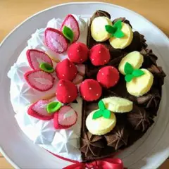 フェルトおままごと〈いちご＆チョコ〉