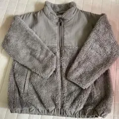 GLOBAL WORKフリースジャケット グレー 120cm