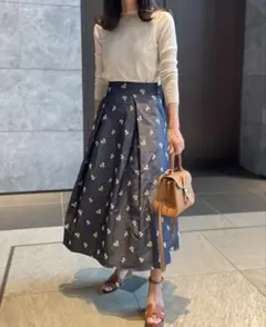 RL　Bluelea スカート　36 再販】1/24(Fri)21:00- Jacquard skirt 即納 | Bluelea