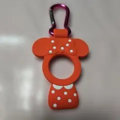 ディズニーリゾート カラビナ付き ペットボトルホルダー ⭐ミニーマウス①