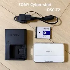 動作確認済 ソニー サイバーショット DSC-T2　ブラック　ステーション付 動作確認済 ソニー サイバーショット DSC-T2 ブラック ステーション付