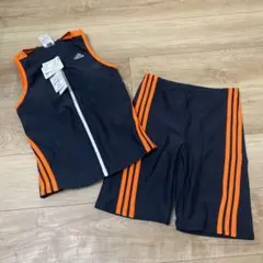 adidas セパレート水着 Lサイズ オレンジ パット付きのサムネイル