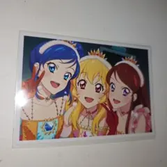 映画　アイカツ　10th　入場者特典　ブロマイド　星宮いちご　あおい　紫吹蘭