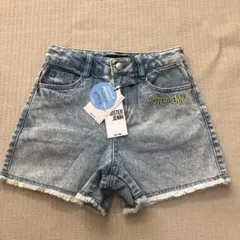 150cm  シスタージェニィ　デニムショートパンツ　新品