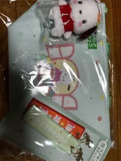 ポチャッコ　くじ　保冷バッグ　マスコット　キーホルダー