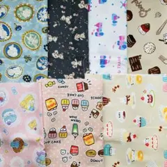 【在庫処分セール3/31まで】はぎれ カットクロス 女の子　パッチワーク