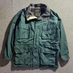 90s エディーバウアー 黒タグ 裏地ブランケット フィールドジャケット 深緑