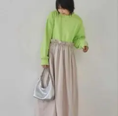 ラビアンジェ　スウェットドロストワンピースドレス