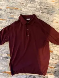 JOHN SMEDLEY バーガンディ ポロシャツ 半袖 ブラウン - メルカリ