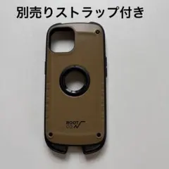 ROOT CO. iPhone15用ケース ストラップ付き アウトドア用