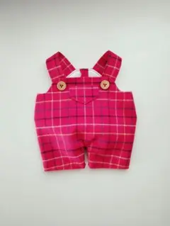 チェックサロペット