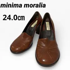 美品❣️ minima moralia パンプス　ヒール　イタリア製　24㎝
