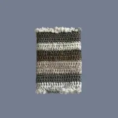 ブックカバー　編み物