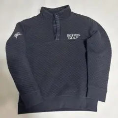BEAMS GOLF キルティング プルオーバー ネイビー M