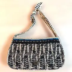 アナ・スイ　花柄ハンドバッグ 　刺繍　結婚式　二次会　謝恩会