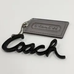 COACH コーチ チャーム 2点セット キーホルダー 黒　シルバー　1220のサムネイル