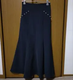 パール付きマーメイドスカート