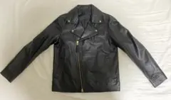 favori レザージャケット ライダースジャケット ブラック黒