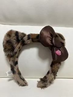 【美品】キティ ヒョウ柄カチューシャ（USJ）