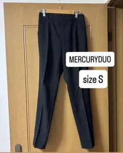 MERCURYDUO 黒 パンツ スラックス sizeS