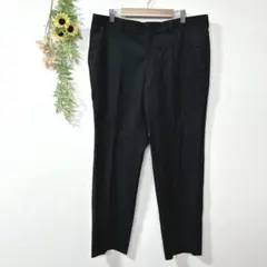 【c1991】メンズ　スラックス　ブラック　センタープレス