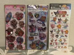 【即日発送】日焼けサンリオ シール3点セット