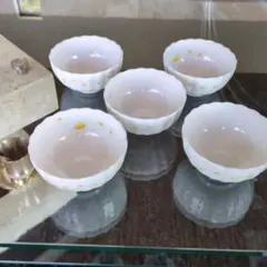 デザート椀 5個セット 花模様のサムネイル