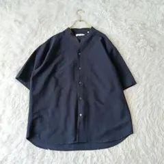 ザッショップケーティーTHE SHOP TKバンドからー半袖シャツ M ワールドのサムネイル