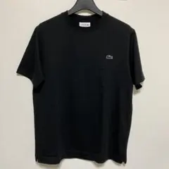 ラコステ　アウトラインクロッククルーネックTシャツ　メンズ　M ブラック