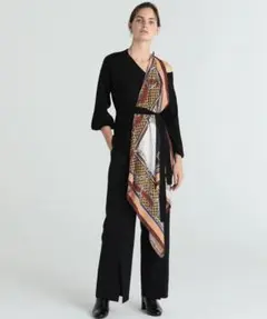 【美品】グレースコンチネンタル　スカーフニットカーディガン