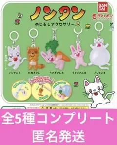 ノンタン　めじるしアクセサリー2　ガチャ　全5種　コンプリート　①