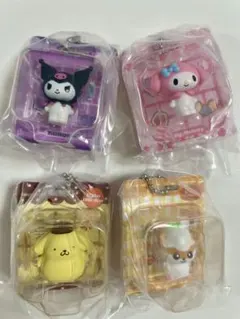 サンリオキャラクター パッケージミニチュアコレクション 4個セット