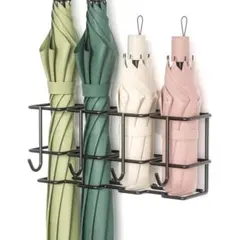 傘立て スリム 強力粘着固定 8本収納 傘入れ