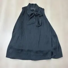 メトリーゼ　ノースリーブ　チュニック　ワンピース　リボン　シック　フレア　９